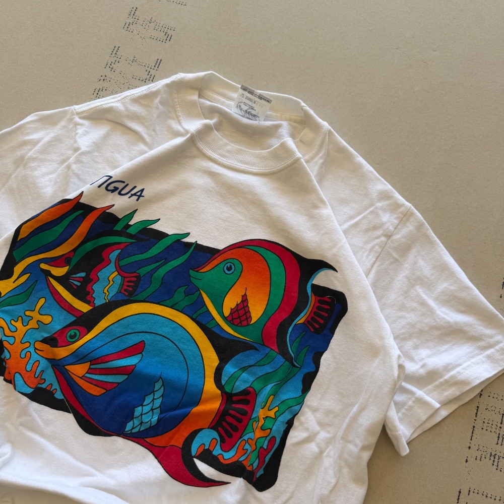 Vintage 90s Antigua Fish T-shirt